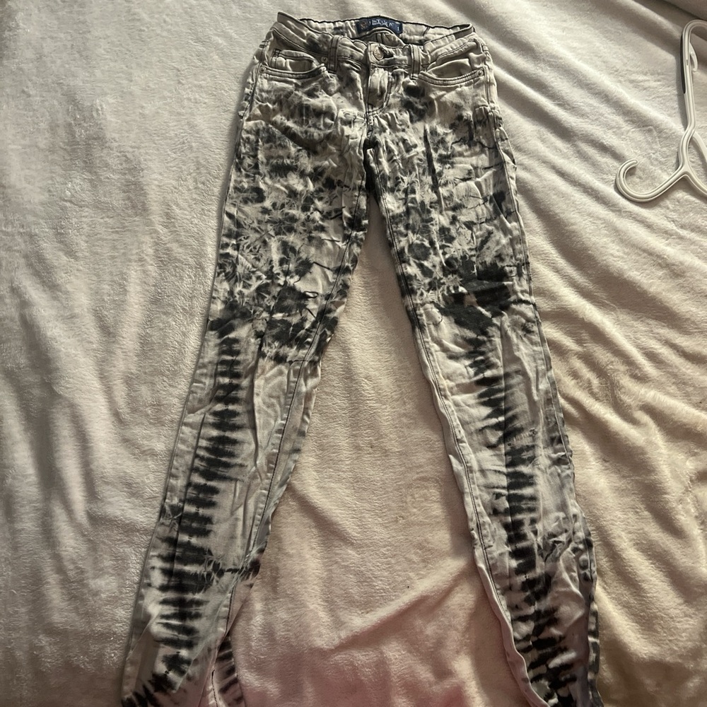 Just USA Black and White Patterned Skinny Jeans